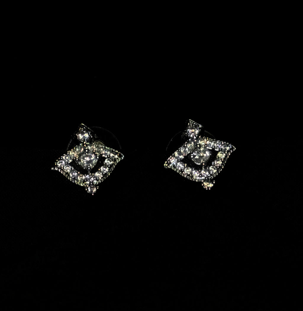 Silver Kite Stud Earrings