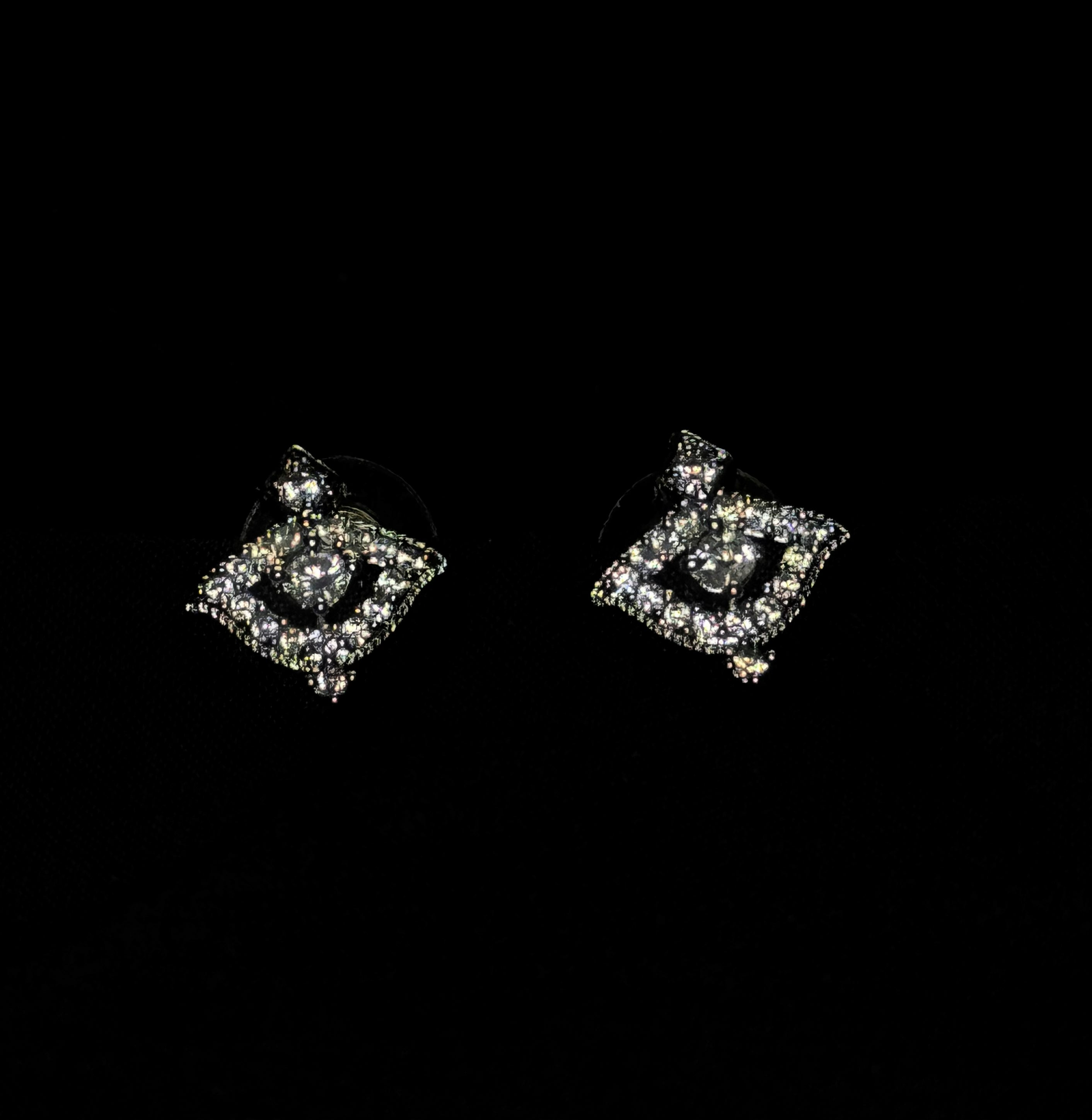 Silver Kite Stud Earrings