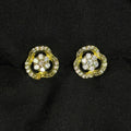 Floral Open Stud Earrings