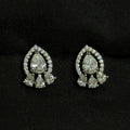 Tear Drop Chandelier Stud Earrings