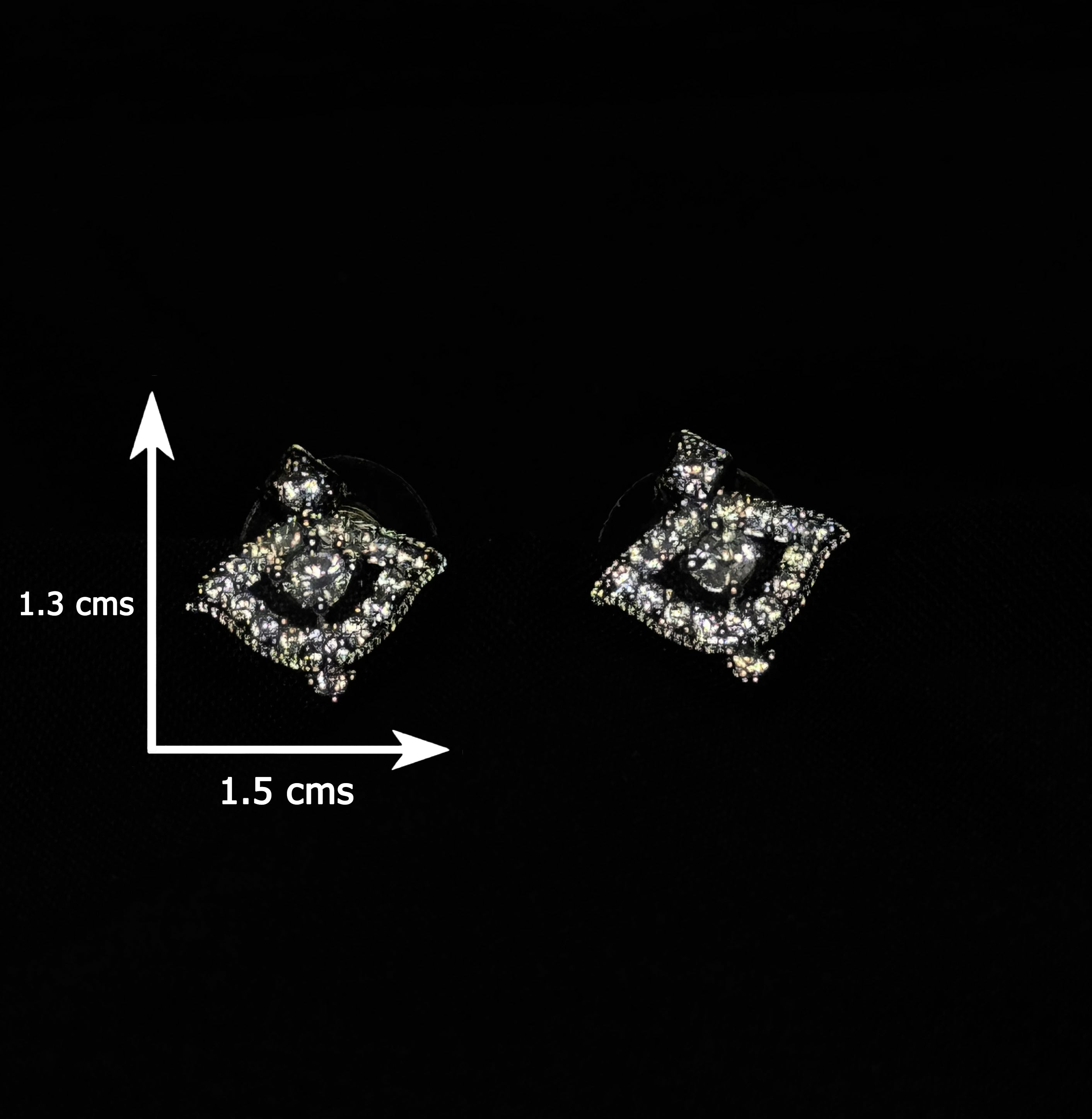 Silver Kite Stud Earrings