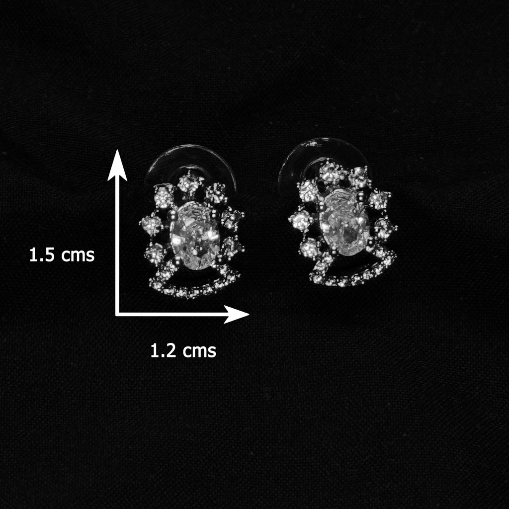 Two blue circular objects on a black background